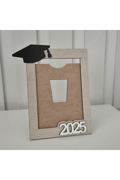 AllFayLazer 30 Pieces Karne Gift Student Wooden Frame 2025 Kep Graduation Picture and Photo Frame