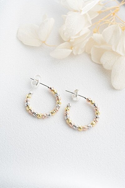 Silvano Jewelry 925 Ayar Gümüş Dorika Küpe