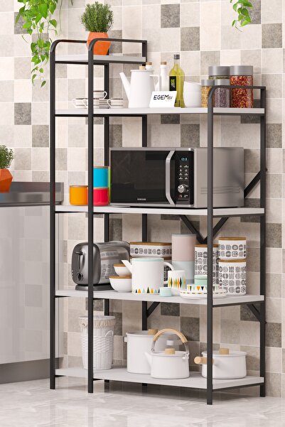 ODİNA Kahve Köşesi Mutfak Bangosu çok Amaçlı Dolap büyük boy Fırın Dolabı cay...