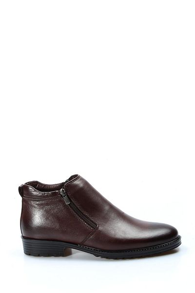 FAST STEP Genuine Leather & Fur Men's Classic Boots 671Kma304
