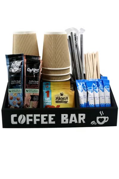 3D Brothers Coffee Station Organizer - Coffee and Tea Sachet Holder - Beverage Accessories Storage Box