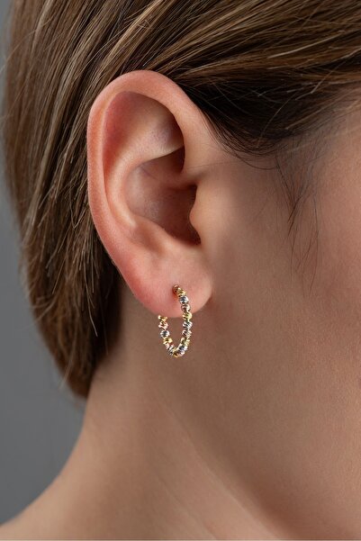 Silvano Jewelry 925 Ayar Gümüş Dorika Küpe