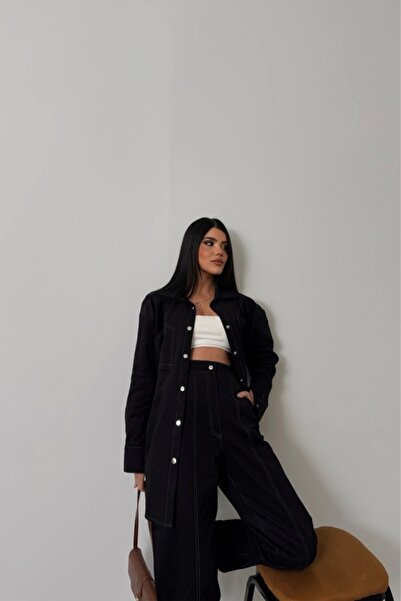 Wear Up Denim Punto Shirt-Pants Suit - Blue