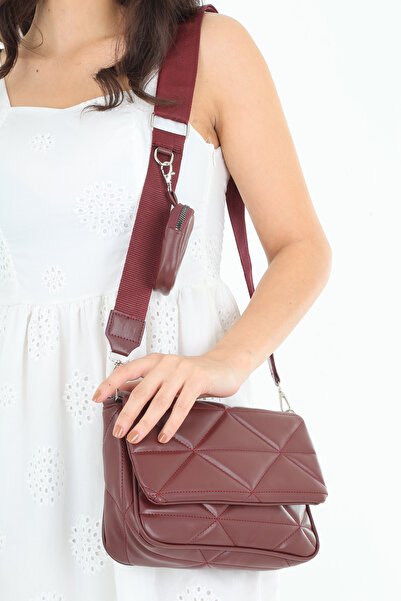 NahitaTyana Diamond Patterned Soft Leather Women's Shoulder Bag