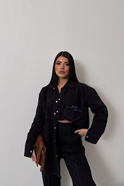 Wear Up Denim Punto Shirt-Pants Suit - Blue