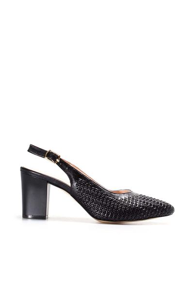 FAST STEP Pantofi de damă din piele naturală cu toc gros 064za360