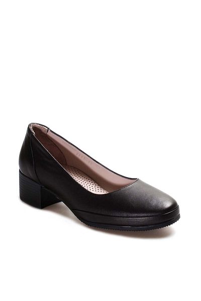 FAST STEP Pantofi de damă din piele naturală cu toc gros 889za5065