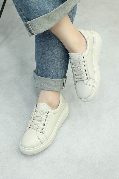 FAST STEP Γυναικεία παπούτσια casual από γνήσιο δέρμα 136ZA305-2