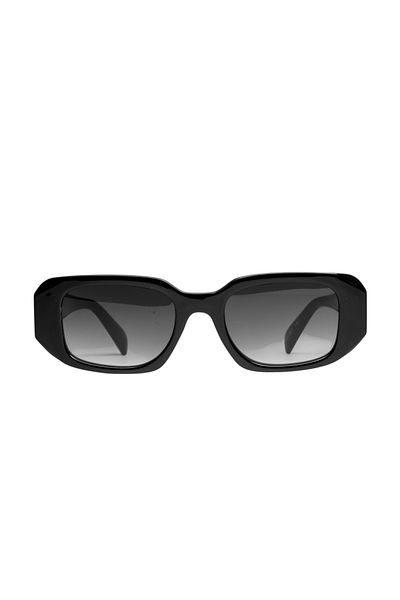 Daniel Klein New Season Women's Rectangular Frame Black Sunglasses