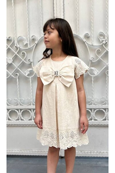 Pinkitokids Φόρεμα με λεπτομέρεια φιόγκου SELİN