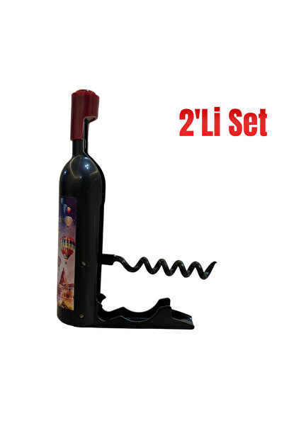 TB 2 Adet Kapadokya Tirbuşon Şişe Açacağı Çok Fonksiyonlu