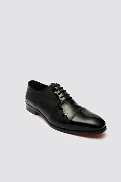 Tween Siyah Hakiki Deri Smokin Ayakkabı