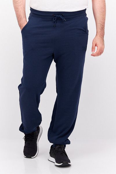 Crosshatch Men Sportswear Fit Plain Running Sweatpants, Navy