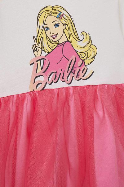 DeFacto Baby Mädchen Barbie Kurzarm-Tüllkleid F0529A525SM