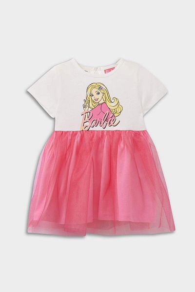 DeFacto Baby Mädchen Barbie Kurzarm-Tüllkleid F0529A525SM