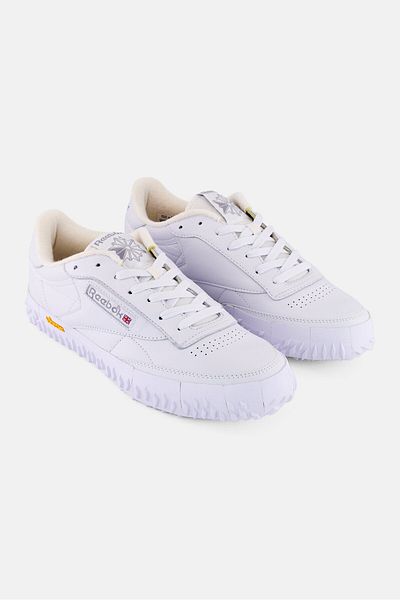 Reebok حذاء تنس رجالي من Club C Vibram برباط، أبيض
