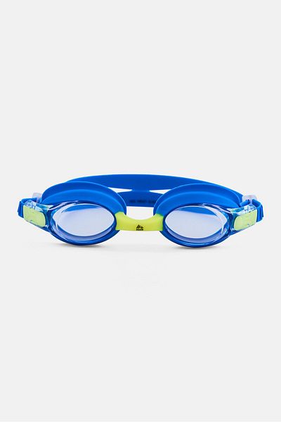RBX Kids Boy Brand Logo Swimming Goggles, Blue