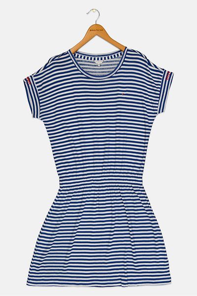 Tommy Hilfiger Kids Girl Yarn Dye Casual Dress, Multicolor