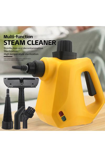 Saharaz 11PCS Handheld Steam Cleaner for Home,with Safety Lock and 11 Accessory Kit to Remove Grime,350ML