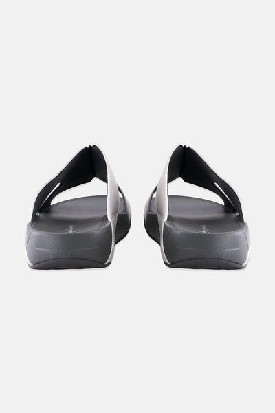 English Laundry Men Slip On Arabic Sandals, Light Grey