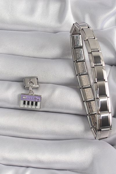Clariss 316l الصلب الفضة اللون استرخى الأرجواني البيانو الشكل ترشيح سحر