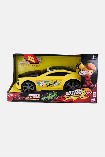 New Boy Nitro2Go B O Car Speed Racing Vehicle, Yellow