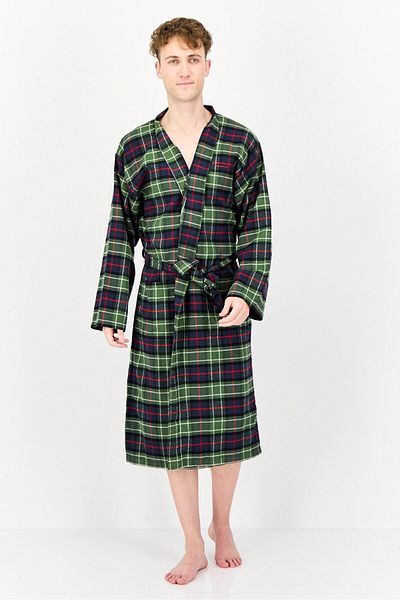 Gant Men Checkered Bathrobe, Multicolor