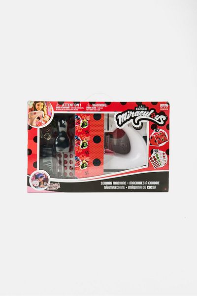 ZAG Heroez Miraculous Mini Marinette Atelier Dual Speed Portable Sewing Machine