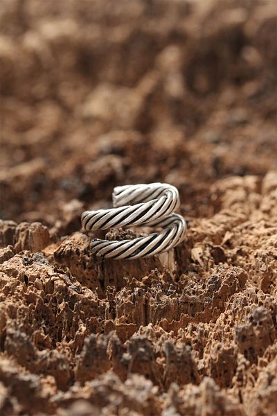 Skygo Wrapped Double Layer Chain Ring - Tj-Ey435