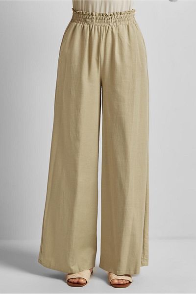 Alvina Cotton Wide Leg Trousers 70751