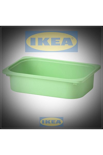 IKEA Trofast Toy Storage Box, Light Green, 42X30X10 cm