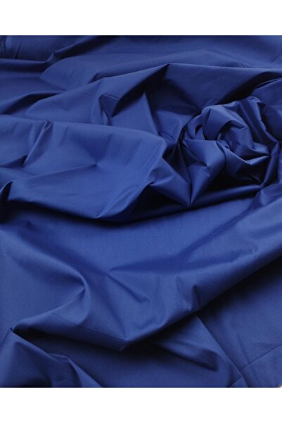 Kumaş Parça قماش بوبلين أزرق بلون الكوبالت ألوان (العرض 150 سم × الطول 185 سم)