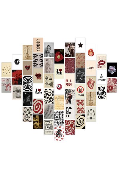 Choice 50pcs 10x15cm 50pc Downtown Girl Wall Collage Kit Room Decoration Mini Downtown Women Poster For Tee