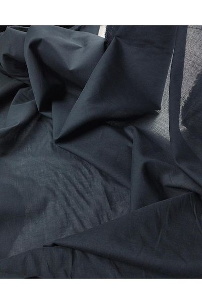 Kumaş Parça Βαμβακερό Voile σε Σκούρο Μπλε χρώμα (Πλάτος 150 cm x Μήκος 210 cm)