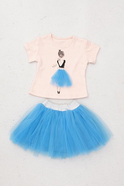 META MODA Girl's Dance Tutu Dual Suit