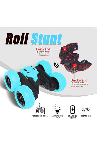 FUNFY Racing Stunt RC Toy Car