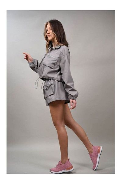 LUMİNA Positano Shorts With Patch Pockets S-m Grey