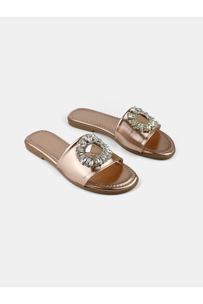 MAGGIO Women's Bronze Stone Slippers