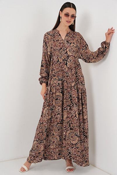 Bigdart 2423 Hidzsáb ruha autentikus mintával - C. Dusty Rose