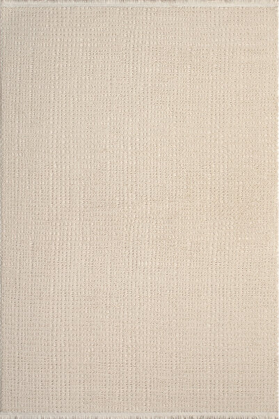 Sereserpe Combo Yumuşak Dokulu Bukle Oturma Odası Salon Mutfak Çocuk Odası Halısı 20558 KREM