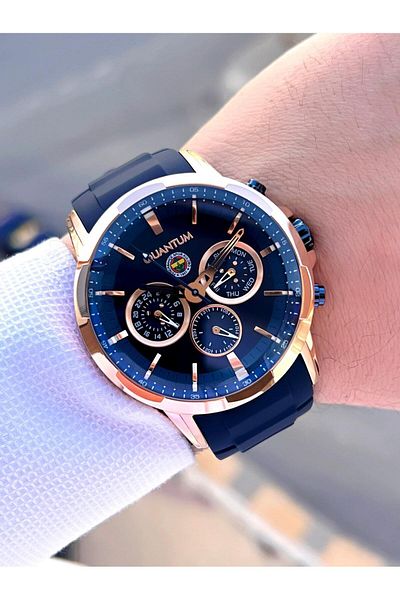 Quantum Fenerbahçe Licensed Internal Functions Active 10 Atm Silicone Cord Fan Wristwatch 1907.499