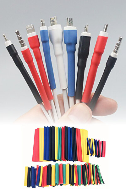 omilife 164 Parça Isıyla Daralan Renkli Makaron Seti Kablo Tamir ve Yalıtım İ...
