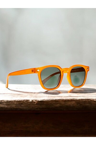 Daniel Klein Men's Sunglasses – Orange Frame, Polarized, Uv400, with Gift Box