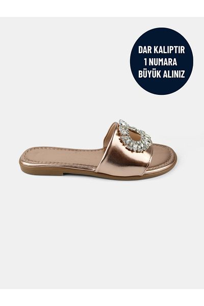 MAGGIO Women's Bronze Stone Slippers