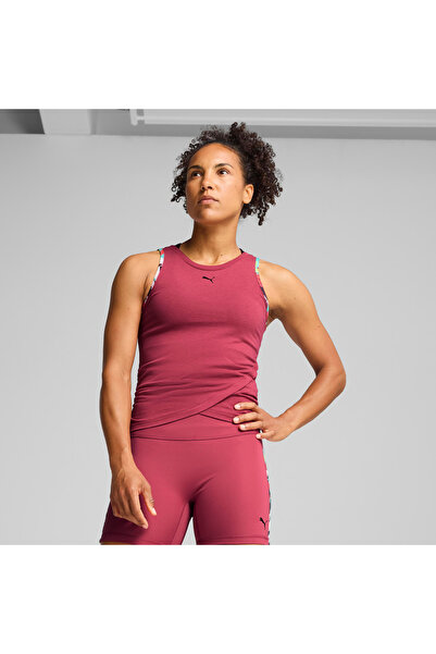 Puma Tropical Aop Tank Women's Pink Training Tank Top