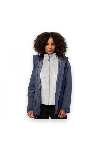 Jack Wolfskin Rotwand 3in1 Women's Waterproof Outdoor Coat-A60333
