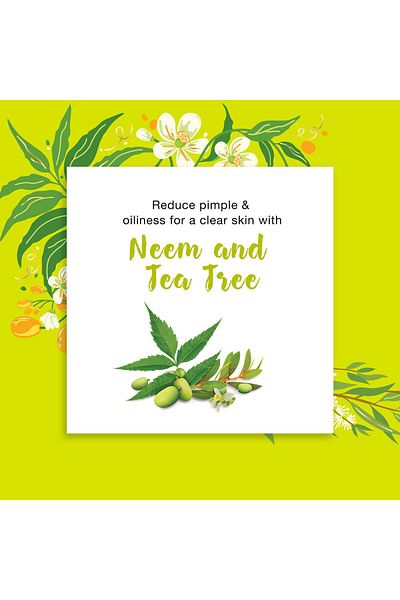 Himalaya Purifying Neem & Tea Tree Sheet Mask – 30 ml | Anti-Acne, Oil-Control Herbal Face Mask