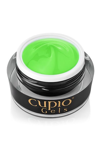 Cupio Pastel Neon Builder Gel - Kelly Green 15ml
