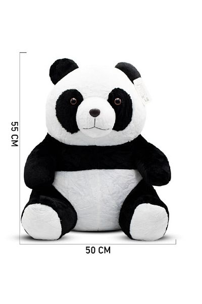 rexa Black & White Panda Plush Toy – Soft Stuffed Animal | 55 x 50 cm