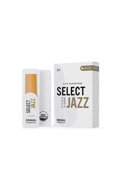 Daddario D'Addario Woodwinds Organic Select Jazz Alto Saxophone Reed No:2 Hard